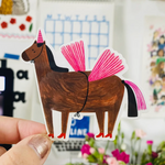 Unicorn Horse Sticker