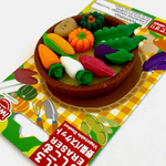 Vegetable Basket Eraser - Set of 9