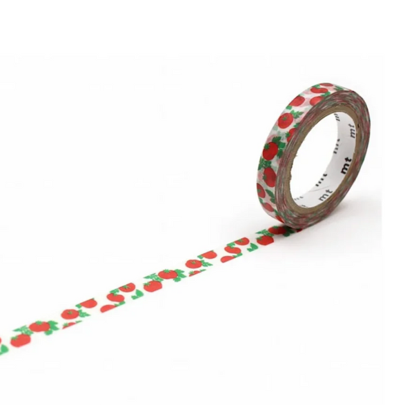 MT Washi Tape: Tomato (7mm)