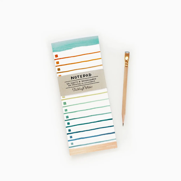 Rainbow Checklist Notepad