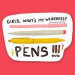 What's My Weakness Sticker