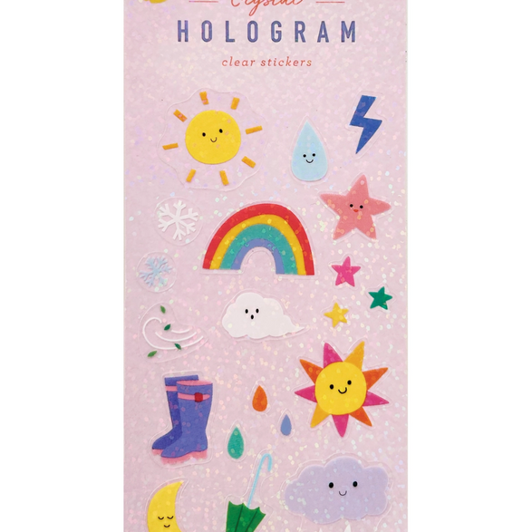 Weather Hologram Sticker Sheet