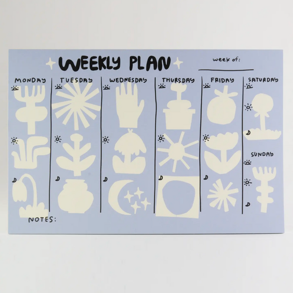 Lilac Weekly Planner Notepad