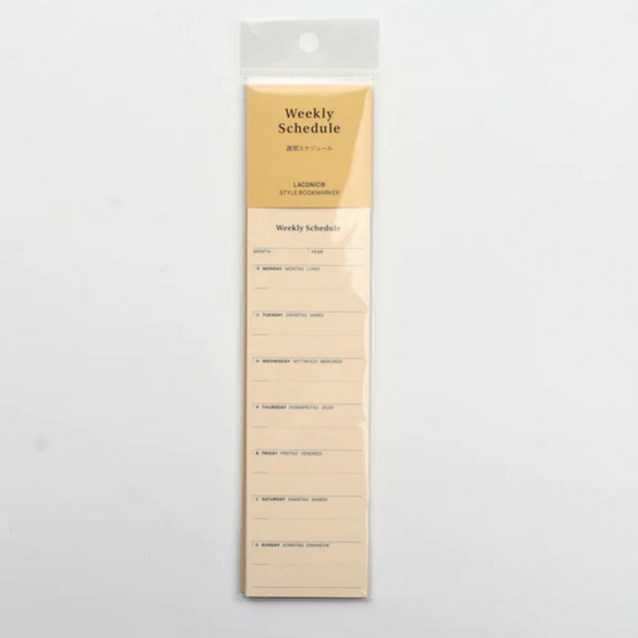 Weekly Style Bookmarker