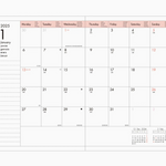 2026 Weekly Colors Planner - Purple