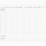 2026 Weekly Colors Planner - Purple