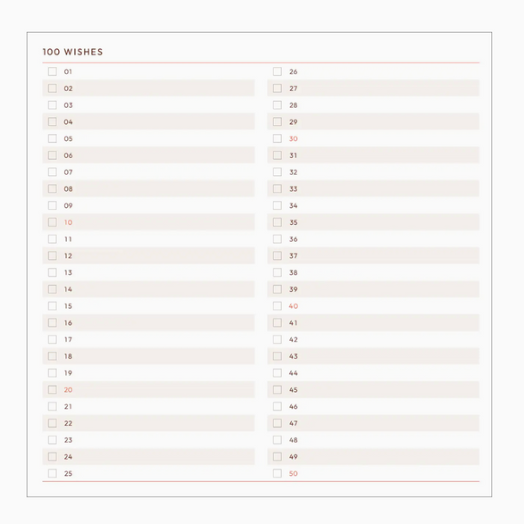 2026 Weekly Zipper Planner - Pink