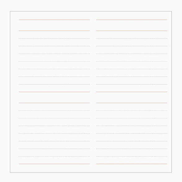 2026 Weekly Zipper Planner - Pink