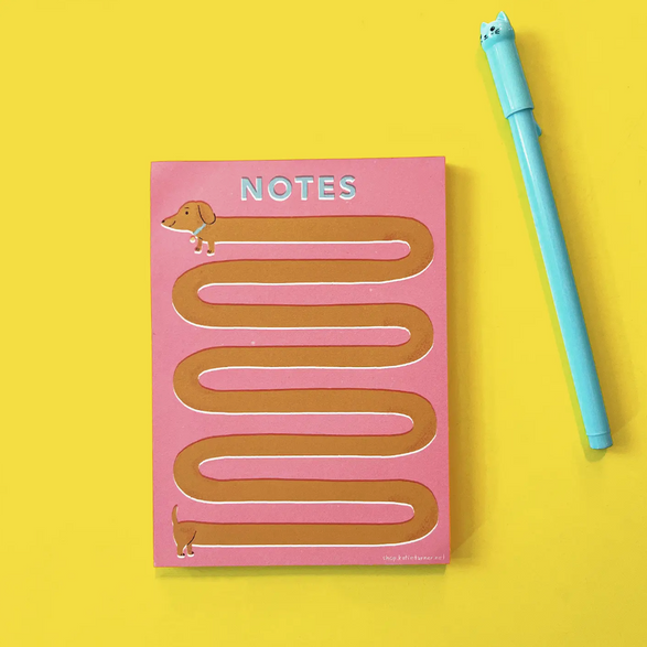 Weenie Dog Notepad