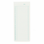 White Monthly Sticky Memo Pad