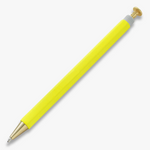 Yellow Papier Wiggle Ballpoint Pen