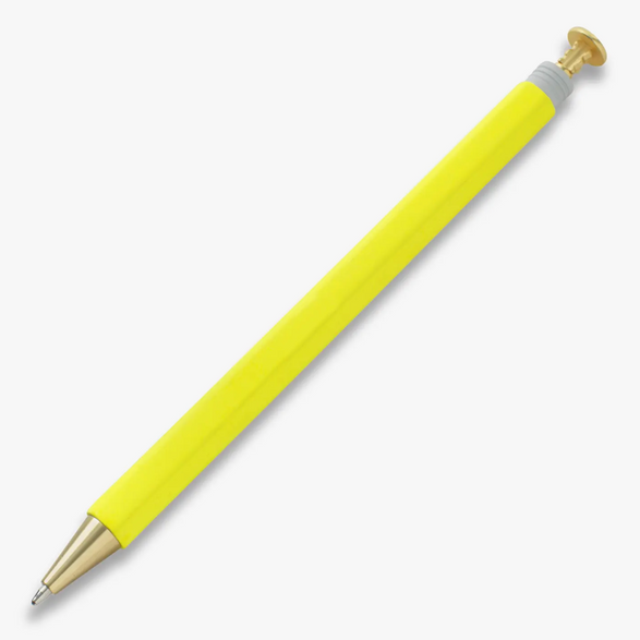 Yellow Papier Wiggle Ballpoint Pen