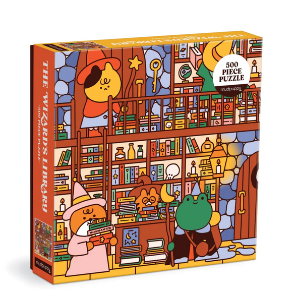 The Wizard's Library Puzzle (500 pieces)