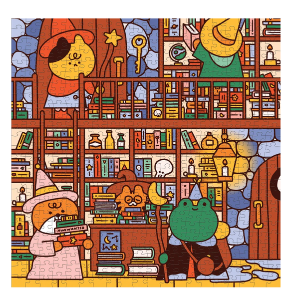 The Wizard's Library Puzzle (500 pieces) – The Paper + Craft Pantry