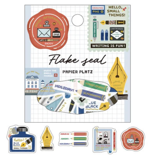 Writing Sticker Flake Set