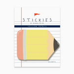 Yellow Pencil Sticky Notes