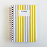 Yellow Stripes Multi-Paper Notebook