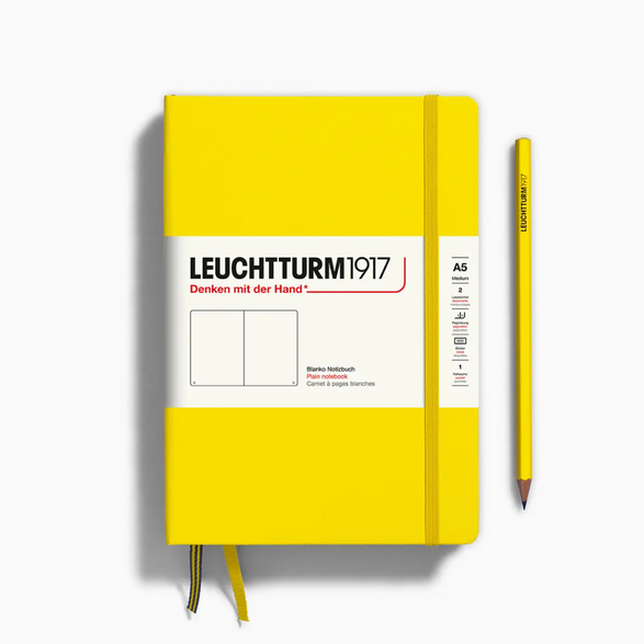 Leuchtturm Blank Notebook: Yellow (A5)