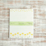 Yellow Floral Letter Set