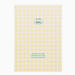 2026 Weekly Planner - Yellow Gingham