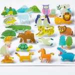 Zoo Animals Pop Up Stickers