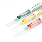 Kokuyo Beetle Tip Dual Color Highlighter - 3 color options