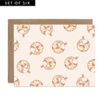 Charcuterie on Blush Greeting Card Set