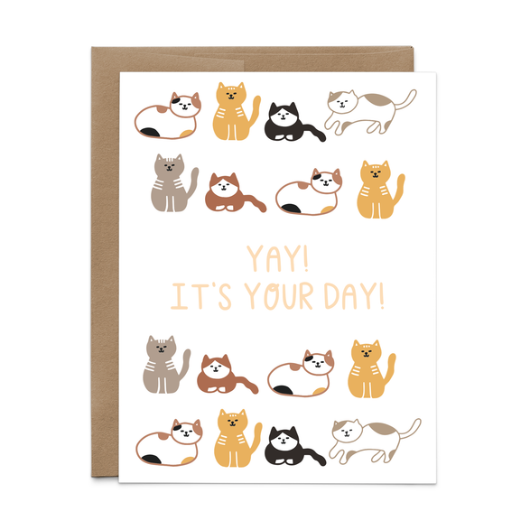 Cats Yay It's Your Day