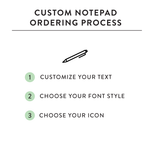 Custom 4x6 Notepads: Blank