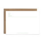 Custom Stationery: Modern Telegram - 14 Color Options