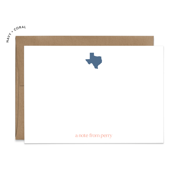 Custom Stationery: Texas