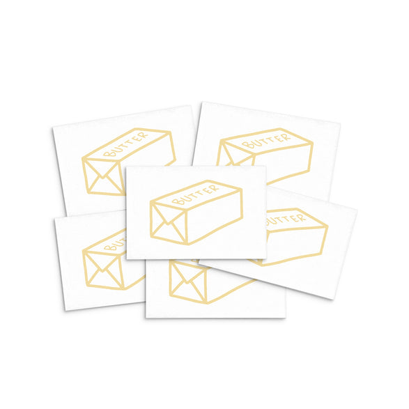 Mini Enclosure Cards: Butter