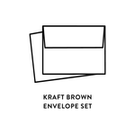 A2 Envelopes: Kraft Brown - Pack of 10