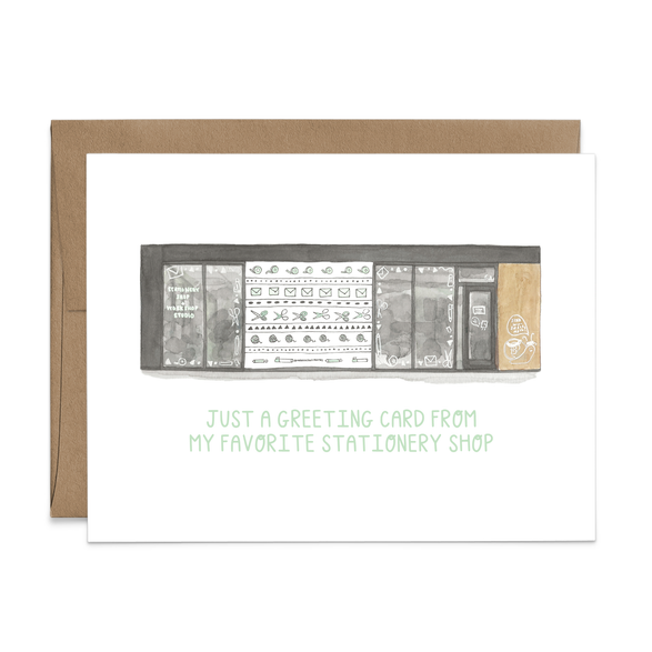 Favorite Stationery Shop Greeting Card