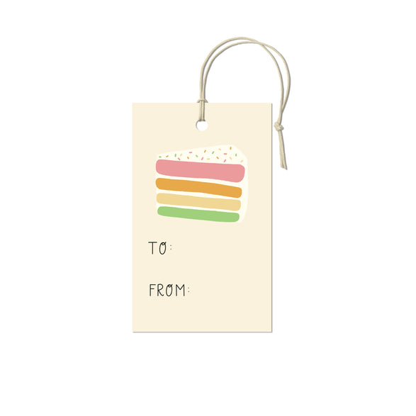 Gift Tags: Rainbow Cake