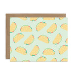 Tacos on Mint Greeting Card