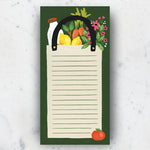 Grocery Bag Market List Notepad