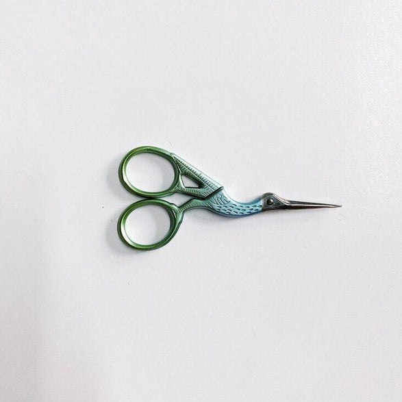 Small Stork Scissors: Mint