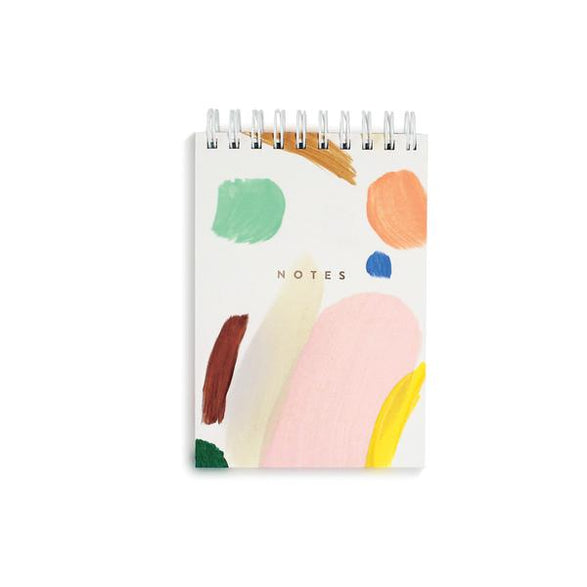 Blank Mini Notebook: Colorful Abstract