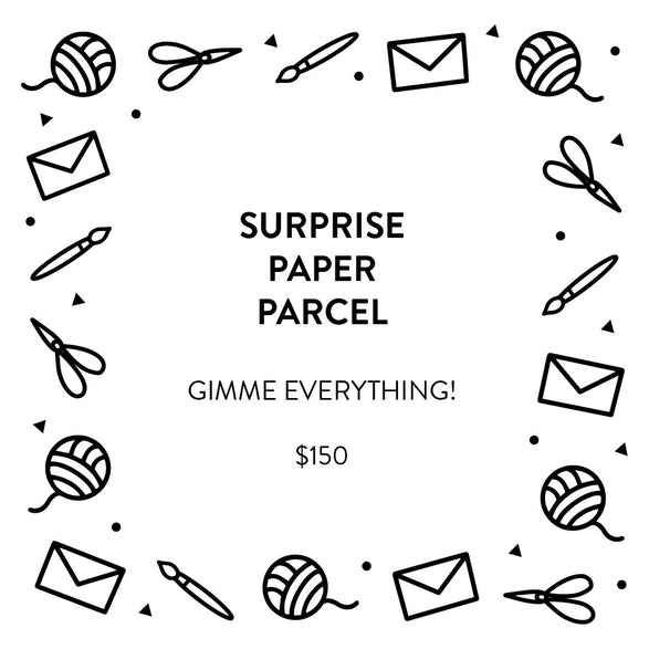$150 Surprise Paper Parcel - GIMME EVERYTHING!