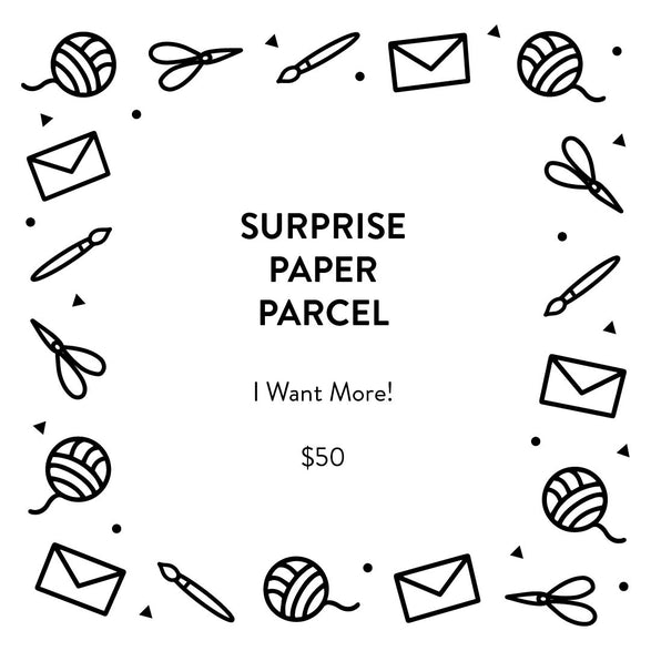 $50 Surprise Paper Parcel - I Want More!