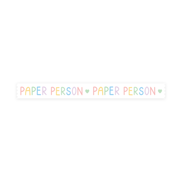 Paper Person Washi Tape - 15mm