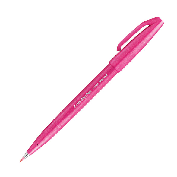 Pentel Sign Pen Brush Pink