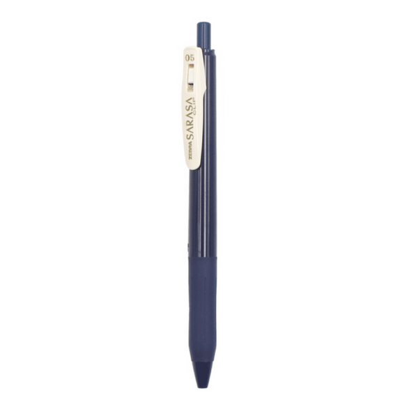 An image of a blue black sarasa vintage pen