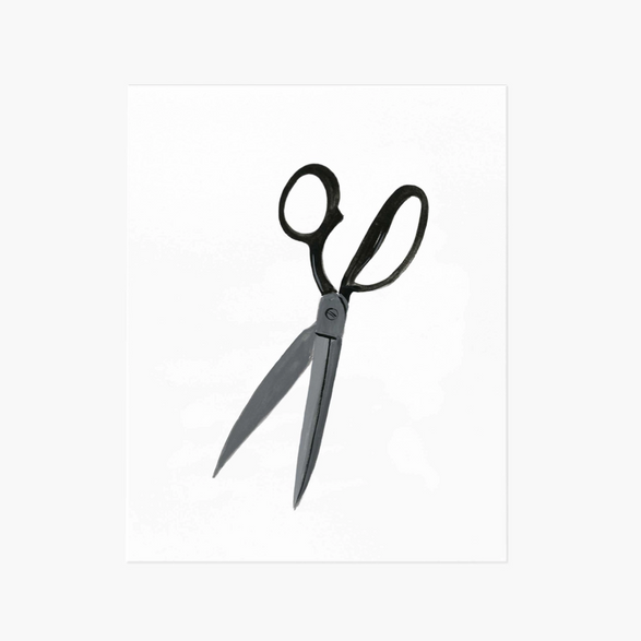 8x10 Art Print: Scissors
