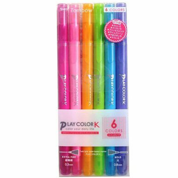 Play Color K Dual Tip Markers: Pastels (Set of 6) – The Paper + Craft Pantry