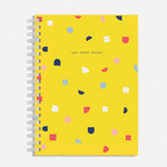 Daily Weekly Monthly Planner - Abstract Yellow