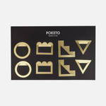 Brass Page Markers - Set of 8