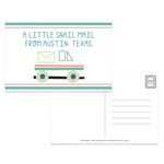 Snail Mail From Austin Mail Truck Postcard