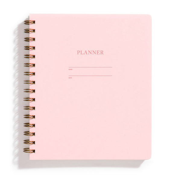 Undated Spiral Planner - 10 color options